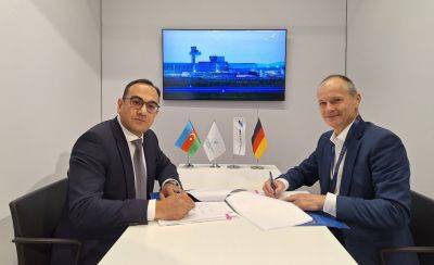 AZAL и DFS Aviation Services заключили соглашение по оснащению аэропорта в Лачине (ФОТО) - trend.az - Германия - Азербайджан