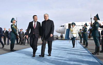 Садыр Жапаров - Касым-Жомарт Токаев - Президент Кыргызстана прибыл с визитом в Казахстан - trend.az - Казахстан - Киргизия - Астана - Президент