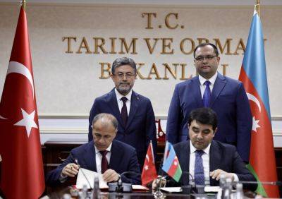 Азербайджан и Турция подписали декларацию о сотрудничестве в области аграрных исследований и разработок (ФОТО) - trend.az - Турция - Азербайджан