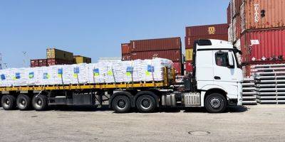 700 грузовиков с продуктами скопились в секторе Газа у КПП и ждут, когда их примет UNRWA - detaly.co.il - Палестина - Ашдод