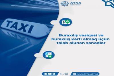 Названы документы, необходимые для работы в сфере такси в Азербайджане - trend.az - Азербайджан