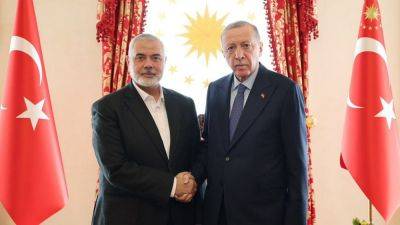 Исраэль Кац - Реджеп Эрдоган - Кац резко прокомментировал встречу Эрдогана с Ханией - 9tv.co.il - Израиль - Катар - Сша - Турция - Президент - Хамас