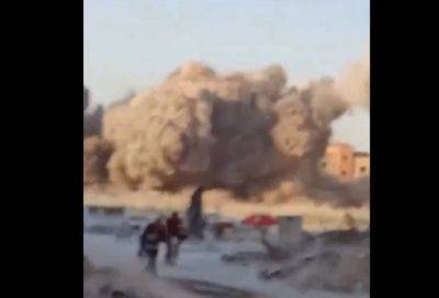 Видео: безумный взрыв в Рафиахе - mignews.net - Израиль