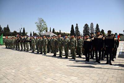 Ильхам Алиев - Закир Гасанов - Отмечена 32-я годовщина образования Военной полиции (ФОТО/ВИДЕО) - trend.az - Азербайджан - Президент