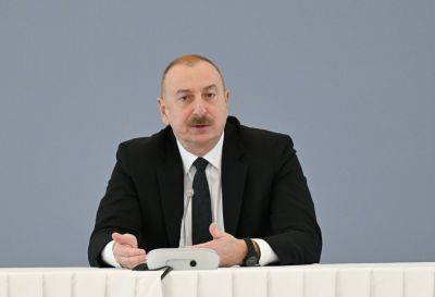 Ильхам Алиев - Президент Ильхам Алиев: Доходы от нефти и газа были использованы для решения проблем с безработицей и бедностью - trend.az - Азербайджан - Президент
