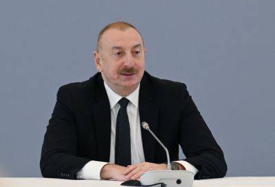 Ильхам Алиев - Президент Ильхам Алиев - Президент Ильхам Алиев: В настоящее время нефть и газ составляют менее половины нашего валового внутреннего продукта - trend.az - Азербайджан - Президент