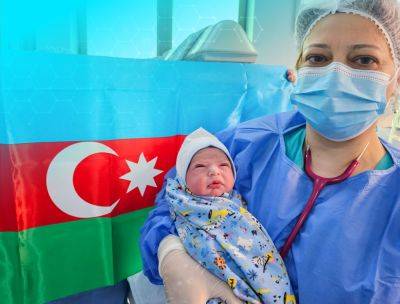 В освобожденном от оккупации городе Ханкенди родился первый ребенок (ФОТО) - trend.az - Ханкенди