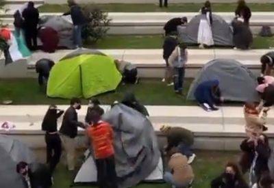 В Париже разогнали пропалестинский протест, организованный студентами - mignews.net - Палестина - Сша - Франция - Париж
