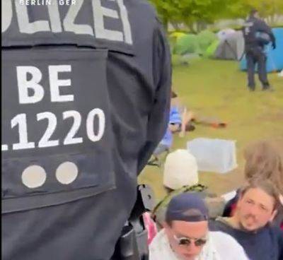 В правительственном районе Берлина полиция разогнала пропалестинцев - mignews.net - Берлин