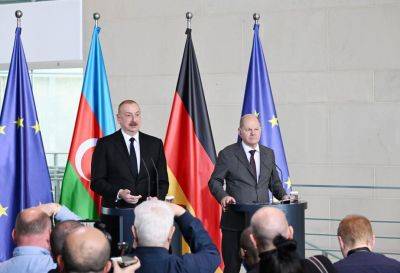 Ильхам Алиев - Олаф Шольц - Президент Ильхам Алиев - Президент Ильхам Алиев: Азербайджан и впредь будет важным партнером Европы на долгие годы - trend.az - Германия - Евросоюз - Азербайджан - Берлин - Президент