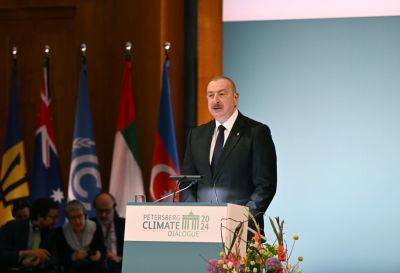 Ильхам Алиев - Президент Ильхам Алиев - Президент Ильхам Алиев: COP29 позволит нам привлечь страны Глобального Юга в реализацию нашей общей повестки дня - trend.az - Азербайджан - Берлин - Президент
