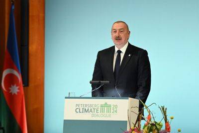 Ильхам Алиев - Президент Ильхам Алиев - Президент Ильхам Алиев: Азербайджан как страна, принимающая у себя COP29, находится в процессе активной подготовки - trend.az - Азербайджан - Берлин - Президент
