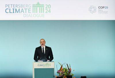 Ильхам Алиев - Президент Ильхам Алиев - Президент Ильхам Алиев: Мы должны не только хорошо организовать COP29, но и добиться хороших результатов - trend.az - Азербайджан - Берлин - Президент