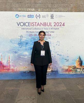 Гюлюстан Алиева приняла участие в Voiceİstanbul 2024 в Стамбуле, посвященном Всемирному дню голоса (ФОТО) - trend.az - Турция - Стамбул - Азербайджан