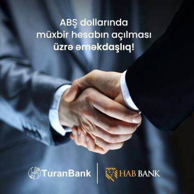 TуранБанк открыл корреспондентский счет в долларах США в Habib American Bank - trend.az - Сша - Азербайджан