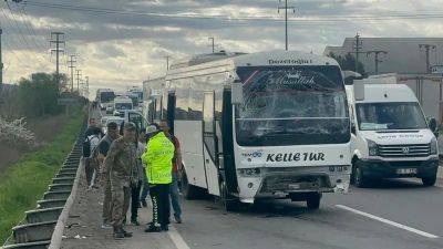 В Турции автобус с военнослужащими попал в ДТП - пострадали 16 человек - trend.az - Турция
