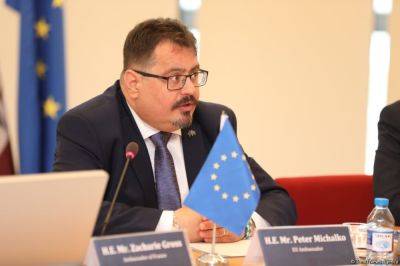 Петер Михалко - ЕС оказывает Азербайджану сильную поддержку в усилиях по разминированию - Петер Михалко - trend.az - Евросоюз - Азербайджан