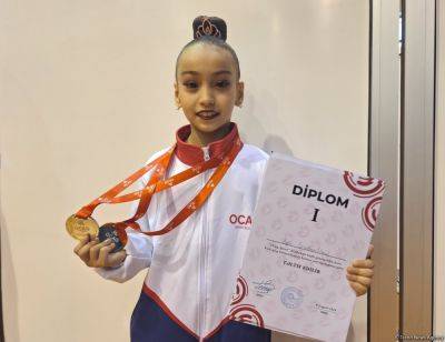Была нацелена на победу – золотая медалистка первенства клуба "Оджаг Спорт" по художественной гимнастике - trend.az