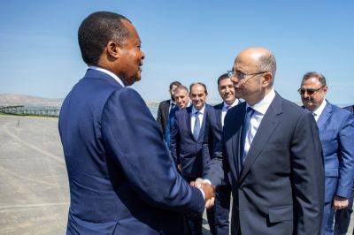 Парвиз Шахбазов - Дени Сасс-Нгессо - Президент Конго побывал на Гарадагской солнечной электростанции ​​(ФОТО) - trend.az - Азербайджан - Снг - Конго - Президент