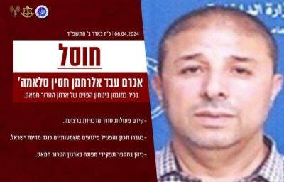 Хоссейн Салами - В Газе ликвидирован член ХАМАСа, отвечавший за планирование терактов - mignews.net - Израиль - Хамас