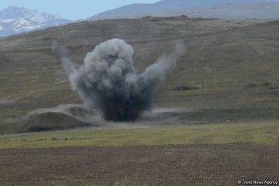 Экскаватор подорвался на противопехотной мине в Агдаме - trend.az - Азербайджан - район Агдамский