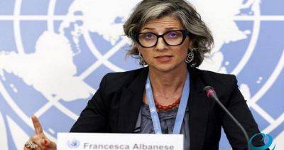 Франческа Альбанезе - В ООН призвали к оружейному эмбарго и санкциям против Израиля - dialog.tj - Израиль - Палестина - Тель-Авив - Египет - Сша - Австралия - Англия - Канада - Польша