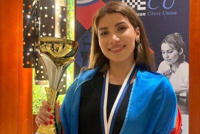 Гюнай Мамедзаде - Ульвия Фаталиева завоевала кубок чемпионата Европы по шахматам - trend.az - Азербайджан - Греция
