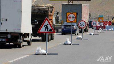 На Бакинской кольцевой дороге продолжаются ремонтные работы (ВИДЕО) - trend.az - Азербайджан - Баку