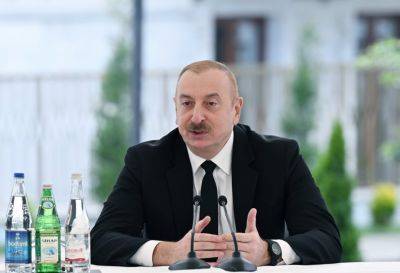 Ильхам Алиев - Говхар-Ага Ашагы - Президент Ильхам Алиев на встрече с шушинцами рассказал о восстановлении исторических памятников в городе - trend.az - Президент