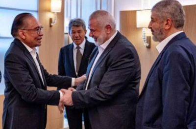 Исмаил Хания - Халед Машаль - Хание и Машаль встретился с премьер-министром Малайзии - mignews.net - Катар - Малайзия - Хамас