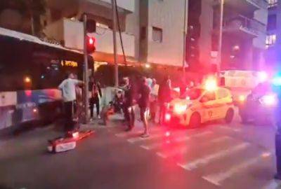 Два автобуса «Дан» столкнулись в центе Тель-Авива: один из пассажиров погиб, 7 раненых - nashe.orbita.co.il - Тель-Авив