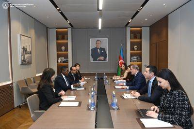 Джейхун Байрамов - Джейхун Байрамов обсудил подготовку к COP29 со спецсоветником генсека ООН - trend.az - Азербайджан