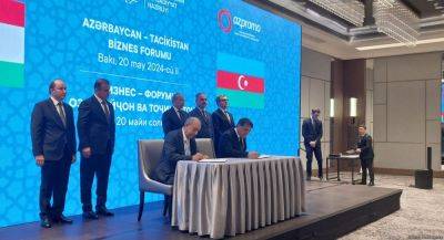 Таджикистан и Азербайджан подписали ряд документов о сотрудничестве - trend.az - Азербайджан - Таджикистан - Baku