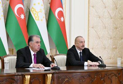 Ильхам Алиев - Эмомали Рахмон - Эмомали Рахмон: Мы с оптимизмом смотрим на перспективу развития таджикско-азербайджанских взаимоотношений - trend.az - Азербайджан - Таджикистан - Президент