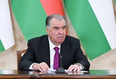Ильхам Алиев - Эмомали Рахмон - Мы удовлетворены уровнем плодотворного сотрудничества с Азербайджаном в сфере безопасности - Президент Таджикистана - trend.az - Азербайджан - Таджикистан - Президент