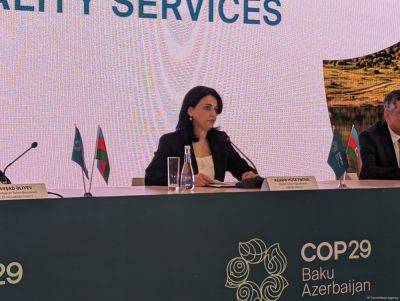 Азада Гусейнова - С сегодняшнего дня начинает работать платформа резервации в рамках СОР29 - trend.az - Азербайджан - район Абшеронский