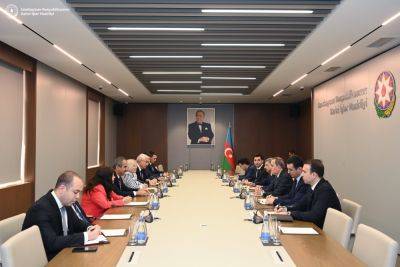 Джейхун Байрамов - Джейхун Байрамов принял председателя комиссии ВНСТ (ФОТО) - trend.az - Турция - Азербайджан