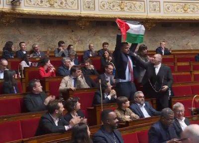 Яэль Браун-Пиве - Парламент Франции приостановил заседание из-за депутата с палестинским флагом - mignews.net - Палестина - Франция