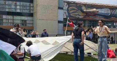 Пропалестинские студенты разбили лагерь в крупнейшем университете Мексики - mignews.net - Израиль - Палестина - Сша - Евросоюз - Мексика - Мехико