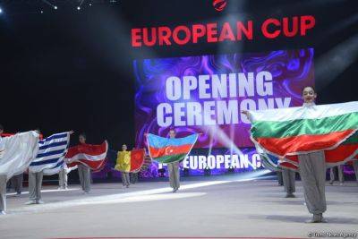 В Баку прошло потрясающее открытие Кубка Европы по художественной гимнастике (ФОТО) - trend.az - Азербайджан