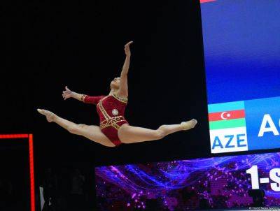 Зохра Агамирова - Камилла Сеидзаде - Зохра Агамирова вышла еще в два финала Кубка Европы по художественной гимнастике в Баку - trend.az - Азербайджан