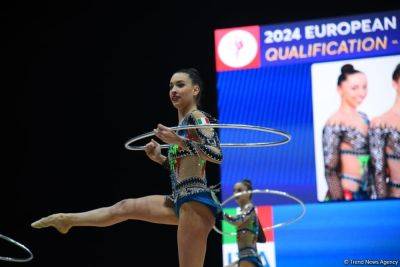Камилла Сеидзаде - В Баку стартовал второй день соревнований Кубка Европы по художественной гимнастике (ФОТО) - trend.az