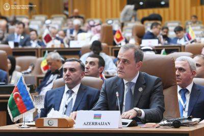 Джейхун Байрамов - Джейхун Байрамов выступил на 15-м Исламском саммите ОИС (ФОТО) - trend.az - Азербайджан - Саудовская Аравия - Гамбия