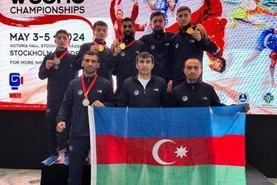 Сборная Азербайджана завоевала 3 золотые и 2 серебряные медали на чемпионате Европы по ушу-санда (ФОТО) - trend.az - Азербайджан - Швеция - Стокгольм