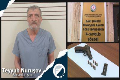 В Баку задержано лицо, пытавшееся продать пистолет Макарова - trend.az - Азербайджан - Баку - район Бинагадинский, Баку - район Бардинский