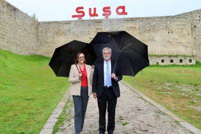 Марк Либби - Посол США в Азербайджане посетил город Шуша (ФОТО) - trend.az - Сша - Азербайджан - Шуша