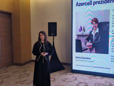 Ширин Алиева - В текущем году Azercell планирует запустить до 40 радиостанций, функционирующих на солнечной энергии - trend.az