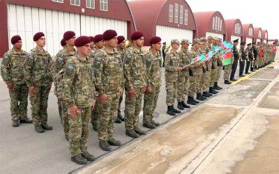 Азербайджанские военнослужащие отправились на международные учения в Турцию (ВИДЕО) - trend.az - Турция - Стамбул - Азербайджан
