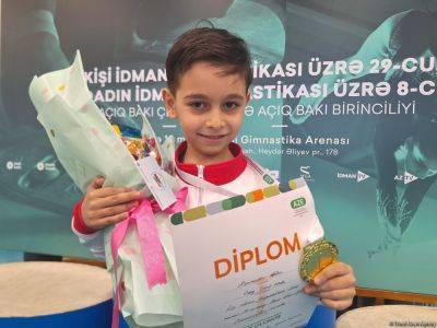 Расул Ахмедзаде - Самым запоминающимся моментом соревнований стало вручение наград – юный азербайджанский гимнаст - trend.az - Азербайджан