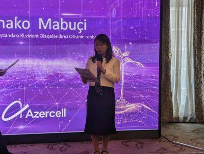 Канако Мабучи - Мобильная индустрия поспособствует достижению целей Азербайджана, поставленных на 2030 год - Канако Мабучи - trend.az - Азербайджан
